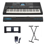 Teclado Arranjador Yamaha Psr-e473 61 Teclas + Suporte X