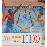 Aro De Basquet Para Piscina Verano Juego Basketball Acuatico