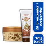 Kit Acelerador + Bronzeador (bisnaga) 120g - Parafina Bronze