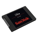 Sandisk Ultra 3d Sata Iii 3d Nand Ssd De 1 Tb, Lectura Secuencial De 560 Mb/s, Escritura Secuencial De 520 Mb/s, Color Negro