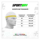 Capacete De Moto Design Moderno E Brilhante Stealth Hawk  Cor Preto/azul Tamanho Do Capacete 58