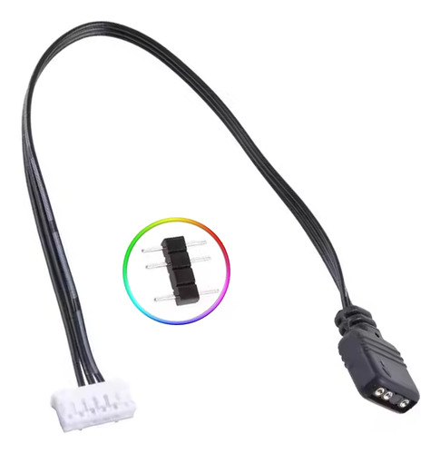 Cabo Adaptador 6 Pino Controladora Pra 3 Pin 5v Argb Fan Led