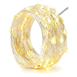 Guirnalda Hilo Micro Led Pilas 5 Metros 50 Led Alambre 