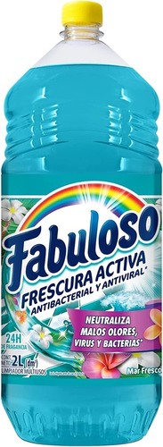 Limpiador Fabuloso Mar Fresco Líquido 2 Litros