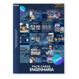 Pack Canva Engenharia - Artes Profissionais E Editáveis