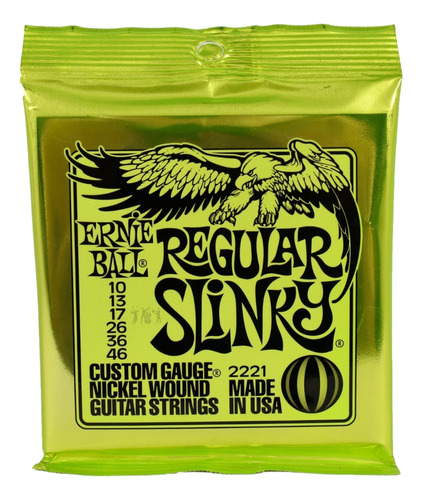 Encordado Guitarra Electrica Ernie Ball 2221 10-46