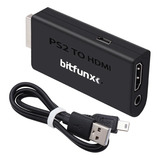 Conversor Adaptador  Hdmi Bitfunx Para Playstation 2 Ps2 Ps3