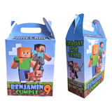 Caja Para Dulces O Sospresa Personalizadas Minecraft X6u