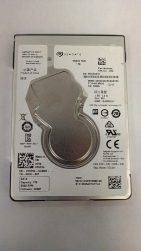 Disco Rígido Seagate Mobile Hdd St1000lm035 1tb