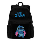 Mochila Lilo & Stitch Escolar Comp. Tablet Notebook Garrafa