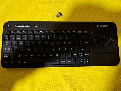 Teclado Inalámbrico Logitech K400r Español Color Negro