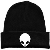 Gorro Lana Alien Vintage Tv Estampado Urbanoz