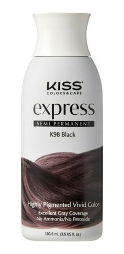 Kiss Express K98 Negro Tinte Semi Permanente Original