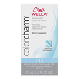 Wella Charm Permanent Liquid Hair Toner T-14, Silver