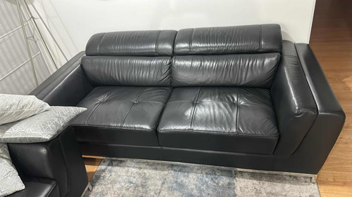 2 Sofas En Cuero Comprado Aristas Se Acepta Ofertas