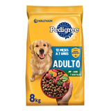 Pedigree Alimento Seco Perro Adulto Carne Y Vegetales 8kg