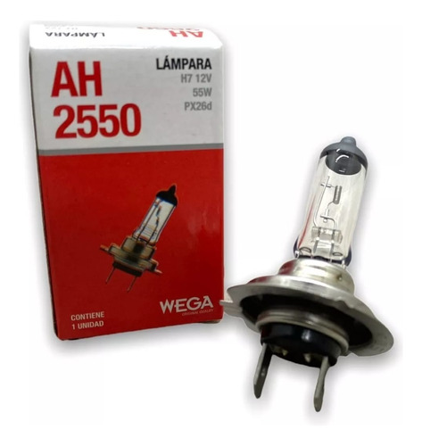 Lampara H7 Premium Wega Original 12v 55w X 1 Unidad