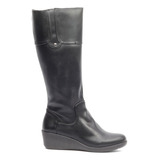 Botas Largas Negro Mujer Plataforma Serrano 5610 Gnv®