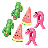 6 Pieces Beach Towel Clips Chair Clips Towel Clips Hold...