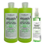 Shampoo Bergamota Florigan® 1lt Crecimiento Pack 2 + Tónico 