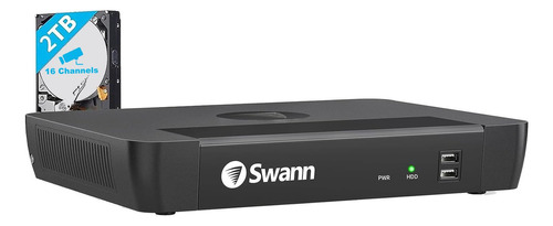 Swann Sistema De Camara De Seguridad 4k De 16 Canales Graba