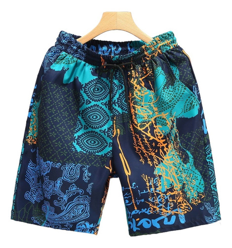 Pantalones Cortos De Playa Hawaianos For Hombre, Ropa