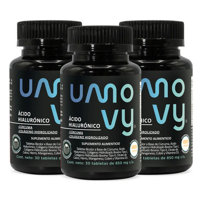 Suplemento Umovy Articulaciones Ácido Hialurónico De 150g 90 Packs X 30 Un | Envío gratis