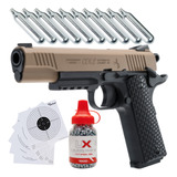 Colt M45 Pistola Blowback .177 Cqbp Bbs Tanques Co2 Xchws C