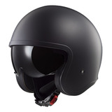 Casco Moto Abierto Ls2 599 Spitfire Negro Mate Modelo 2021