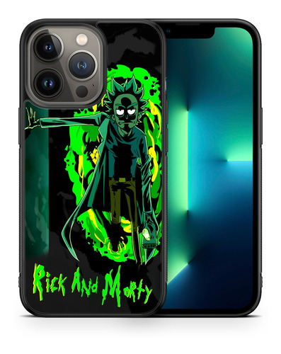 Funda Protectora Para iPhone Rick And Morty Viajero