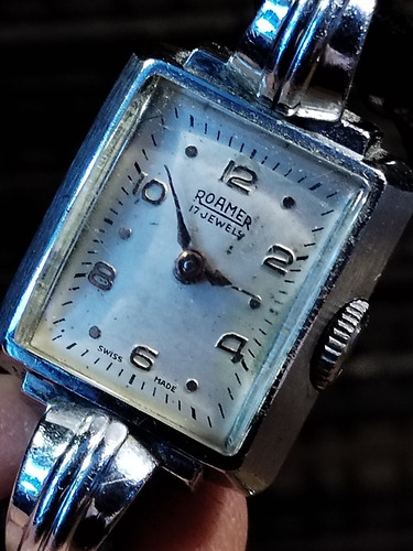 Antiguo Reloj Roamer 17 Joyas Vintage Años 20s 100 Años 