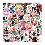 Spy X Family 50 Calcomanias Stickers Contra Agua Anime Manga