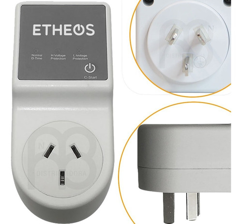 Etheos Pt10ae Protector De Tensión Estabilizador 10 Amper 220 V 2200w