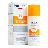 Eucerin Photoaging Solar Control 50fps Fluido Anti Edad 50ml