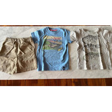 Remera Niño Talle 3 Mimo Carters Y Short Sears