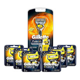 Kit Gillete Fusion Proshield Com 01 Aparelho + 12 Cargas 