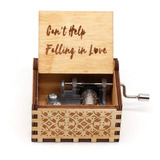 Caja Musical Can't Help Falling In Love Elvis Presley Regalo