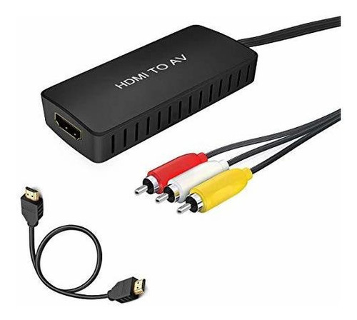 Convertidor De Hdmi A Rca Adaptador Convertidor De Audi...