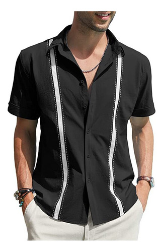 Camisa Cuban Camp Guayabera Para Hombre Mexicaribbean