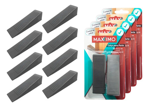 Kit Com 8 Calços Para Portas Aparador Cunha Segurança Pvc