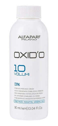 Agua Oxigenada Alfaparf Crema Oxidante 90ml 10 20 30 40 Vol
