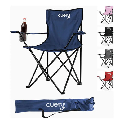 Silla De Playa Plegable Cuory Portátil Azul Para Camping Material Metal | MercadoLibre