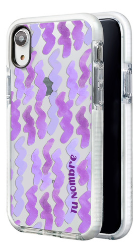 Funda Para iPhone Para Mujer Acuarela Personalizada Nombres