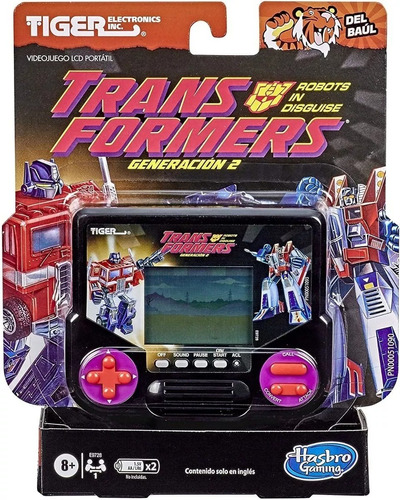 Tiger Electronics  Transformers Videojuego Lcd