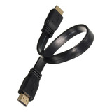 Cable Plano Hdmi Corto Macho A Macho Enchufe Cable Plano Ful