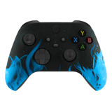 Carcasa Reemplazable Para Control Xbox Series X Llamas Azul