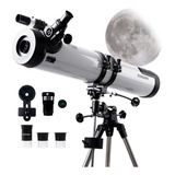 Essenwi 114eq - Telescopio Reflector Para Principiantes De A