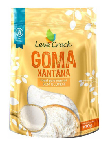 Kit 2 Goma Xantana Sem Glúten Leve Crock 100g