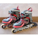 Rollers Stark Pro Aluminio Abec 13 Extensible (35 A 38)