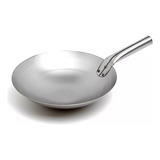 Wok Tacho De Ferro Com Cabo 37cm De Diâmetro